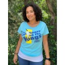 Women's Light Blue Eyebrows Memorial T-Shirt