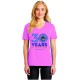 Women's 30th Anniversary V-neck T-shirt in Candy Pink