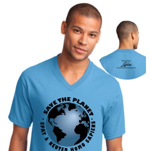 Mens "Save The Planet......Spay & Neuter Homo Sapiens"