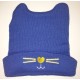 Blue Baby Beanie with embroidery and ears