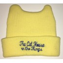 Yellow Baby Beanie with embroidery and ears